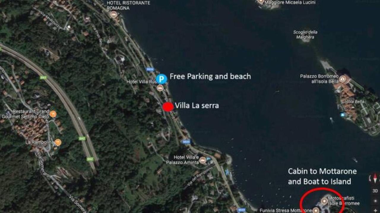 Villa La Serra Бавено Екстериор снимка